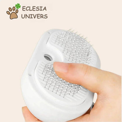 PawsBrushy® Steamy Pro - Brosse de toilettage professionnelle pour animaux de compagnie