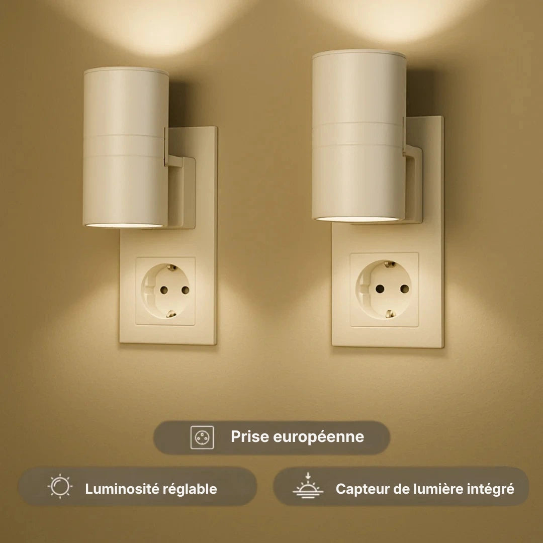 Lumora™ - Lampe murale LED haut de gamme