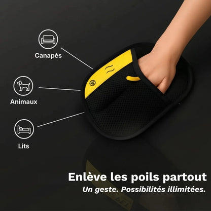 PetBrushy™ - Gant Anti-Poils Réutilisable & Écologique
