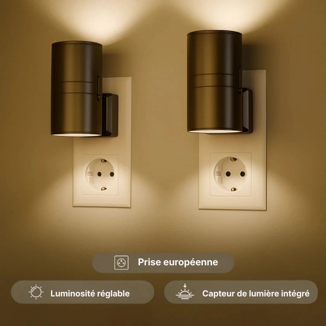 Lumora™ - Lampe murale LED haut de gamme