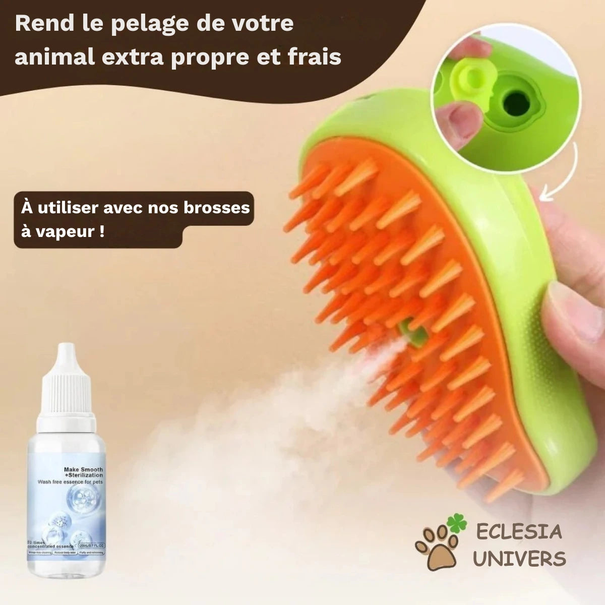 Shampoing rafraîchissant pour le pelage - Pour tous types de pelage