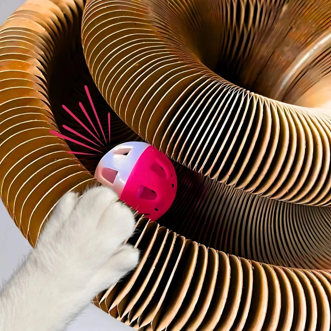 KittyPlay™ – Tunnel accordéon Interactif pour chat